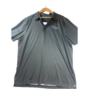 Cutter And Buck Men's L Golf Polo Geometric Arrow Print All Links Aruba Logo